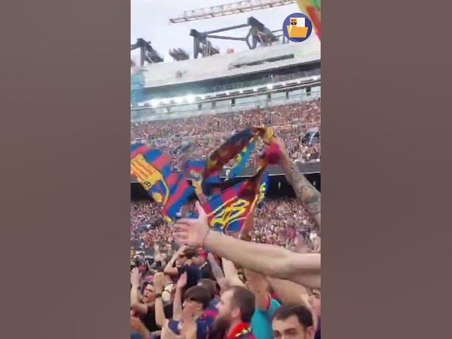 Video thumbnail for El ambiente en el nuevo espacio Gol 1957 del Camp Nou 🤯