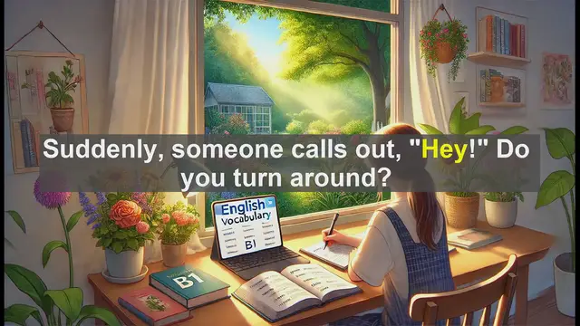 Video thumbnail for 2500 Must Know CEFR B1 Vocabulary - The Power of 'Hey': More Than Just a Greeting