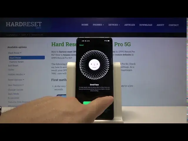 'Video thumbnail for How to Manage Set Up Face Unlock on OPPO Reno4 Pro - Face ID Protection'
