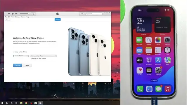 Video thumbnail for How To Recover Local Backup Of iPhone 15 From iTunes