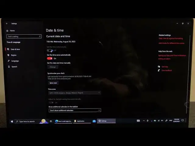 Video thumbnail for How To Manually Adjust Date & Time Settings In Samsung Galaxy Book Pro