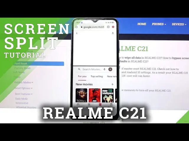 'Video thumbnail for Double Display on REALME C21 - How to Split Screen'