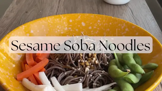 Video thumbnail for Sesame Soba Noodles