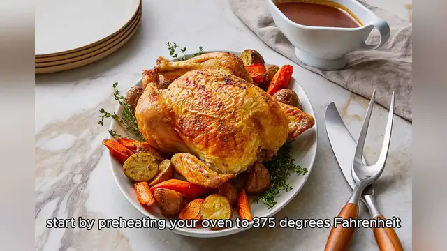'Video thumbnail for roast chicken recipe'