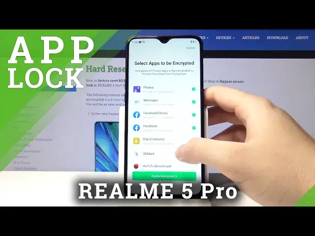 'Video thumbnail for Set Up App Lock – REALME 5 Pro and Apps Protection'