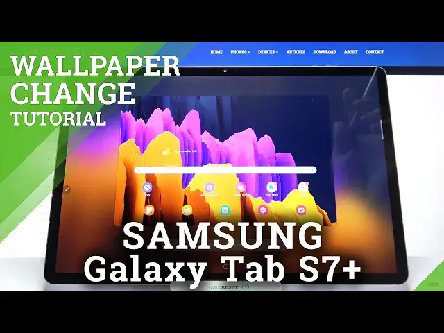 'Video thumbnail for How to Set Wallpaper on SAMSUNG Galaxy Tab S7+ - Default Wallpapers'