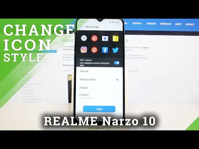 'Video thumbnail for How to Change Icon Style on REALME Narzo 10 – Personalize Icons'