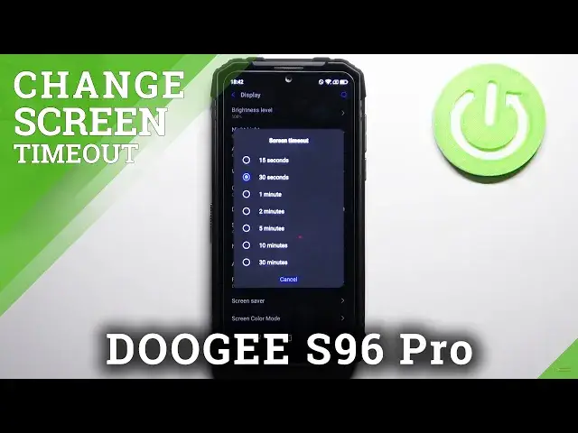 'Video thumbnail for How to Set Up Screen Timeout in DOOGEE S96 Pro – Screen Settings'