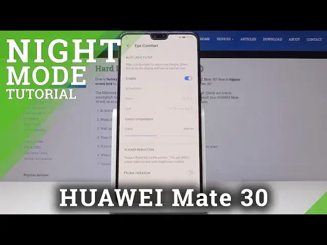 'Video thumbnail for How to Activate Eye Comfort Mode in HUAWEI Mate 30 - Eye Protection Mode'