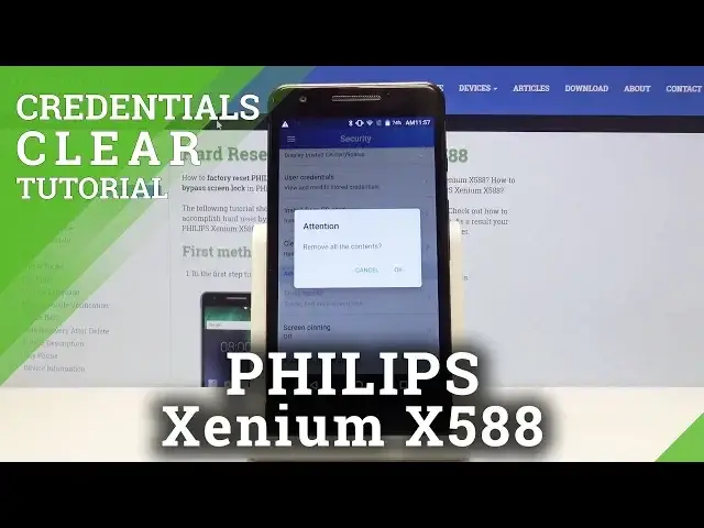Video thumbnail for How to Clear All Certificates on Philips Xenium X588 - Clear Credentials