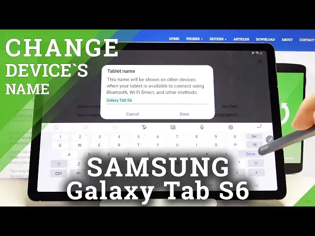 'Video thumbnail for How to Change Device’s Name in SAMSUNG Galaxy Tab S6 – Add new Name'