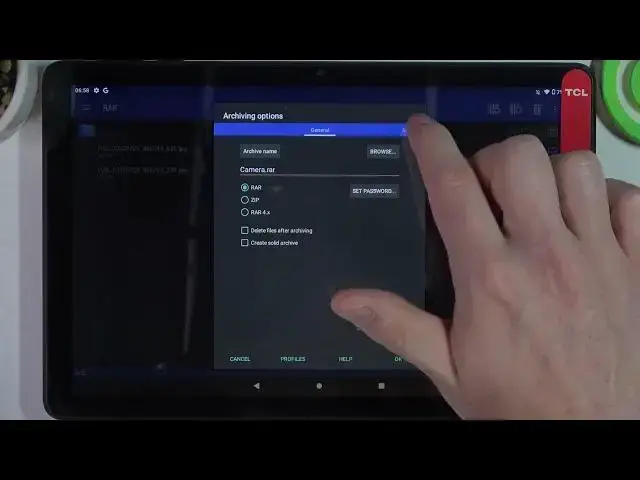 Video thumbnail for How to Pack Files into Archives on the TCL Tab 10L - RAR App