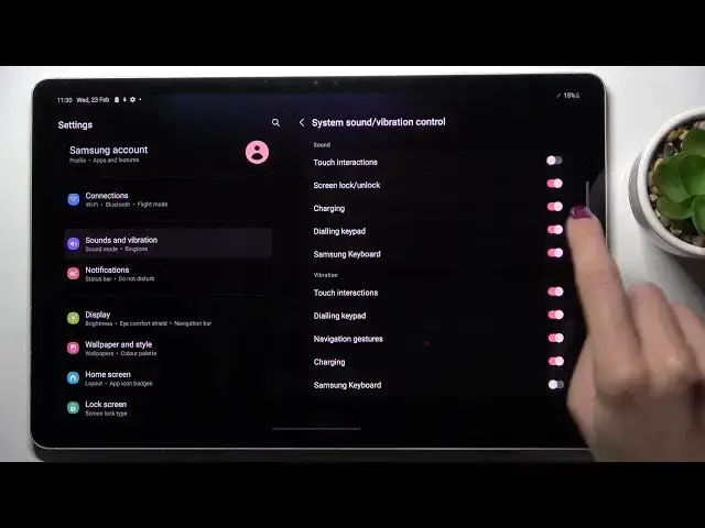 'Video thumbnail for How to Activate Charging Sounds on SAMSUNG Galaxy Tab S8+ - Manage Charging Sounds'