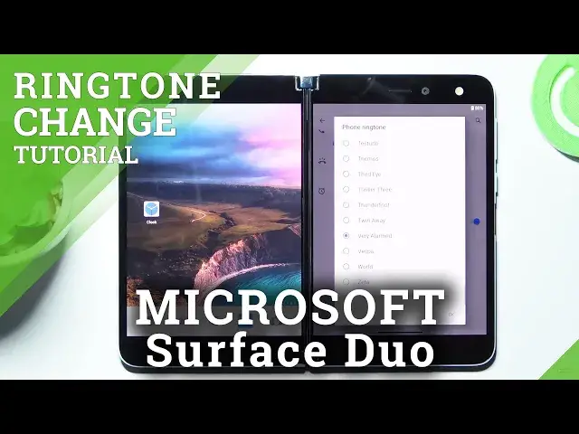 'Video thumbnail for How to Change Ringtone on MICROSOFT Surface Duo - Open Ringtone List'