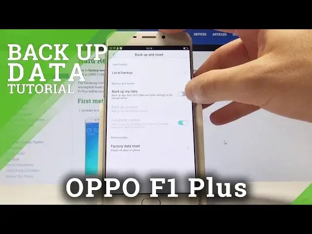 'Video thumbnail for How to Back Up Data in OPPO F1 Plus - Enable Google Backup'