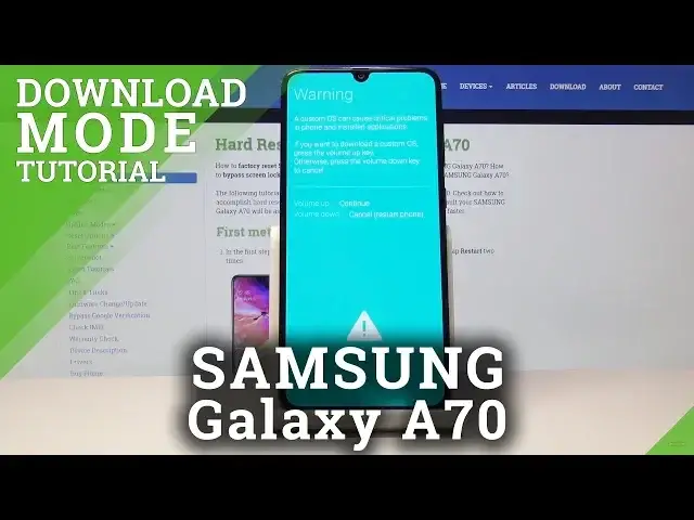 Video thumbnail for How to Enter Download Mode in SAMSUNG Galaxy A70 - Boot Into / Quit Download Mode