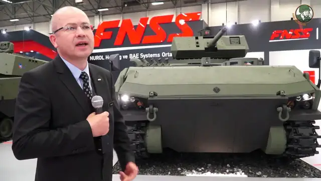'Video thumbnail for Kaplan-30 FNSS NG AFV Next Generation Armoured Fighting Vehicle Turkey Turkish Defense Industry IDEF'