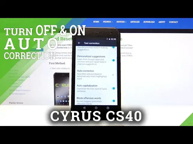 Video thumbnail for CYRUS CS40 and Text Auto-Correction – Keyboard Features