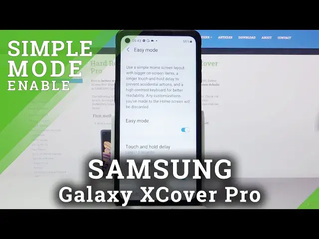 Video thumbnail for How to Use Easy Mode on SAMSUNG Galaxy XCover Pro – Activate Easy Mode
