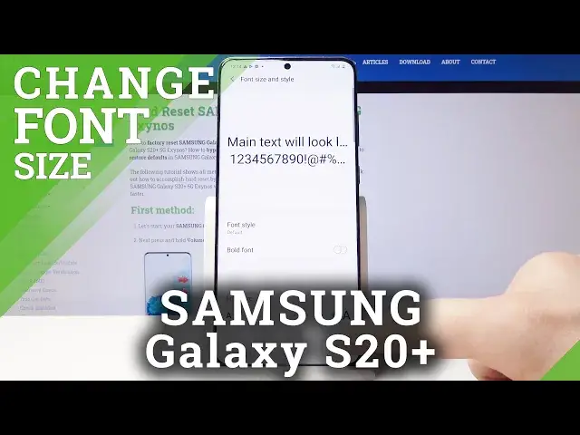 'Video thumbnail for How to Change Font Size in Samsung Galaxy S20+ | Customize Display'