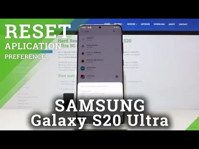 'Video thumbnail for How to Restore Default App Settings in Samsung Galaxy S20 Ultra - Reset App Preferences'