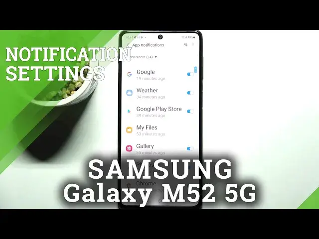 Video thumbnail for How to enable app notifications on Samsung Galaxy M52 5G - Set up notifications on Galaxy M52
