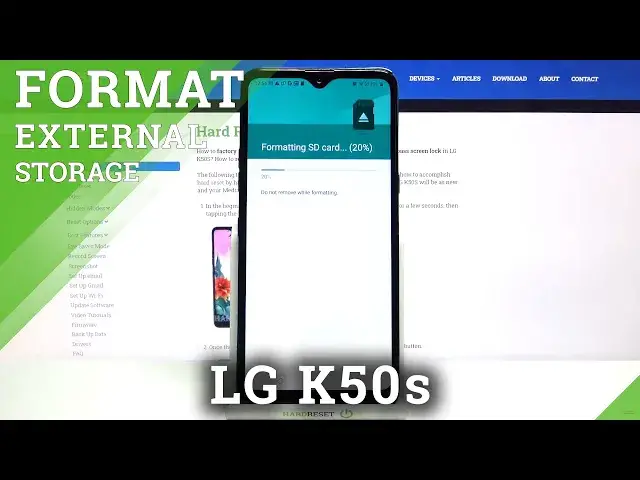 'Video thumbnail for How to Format SD Card in LG K50s – Remove SD Problems'