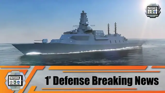 'Video thumbnail for First steel was cut for HMS Cardiff second Type 26 anti-submarine frigate for Royal British Navy'