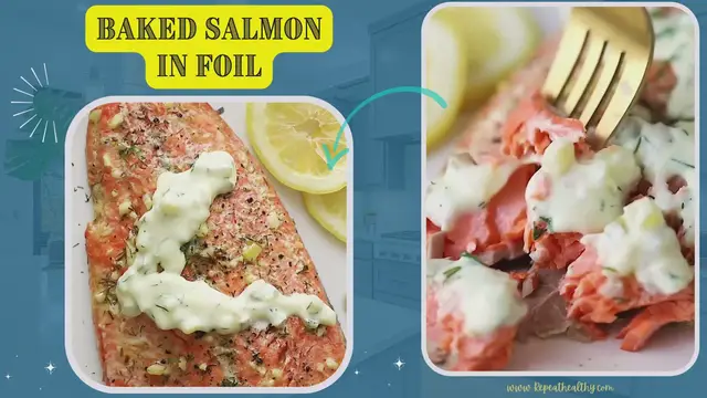 'Video thumbnail for Baked Salmon in Foil'