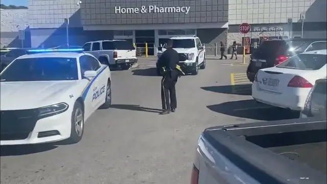 'Video thumbnail for Wilson Police Department investigating a shots fired incident at Walmart on Forest Hills Road'