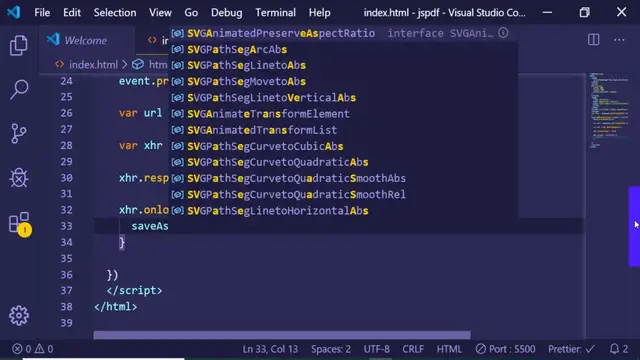 Video thumbnail for How to Download PDF File in Browser Using Filesaver.js in Javascript