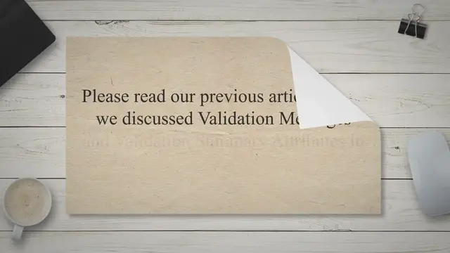 Video thumbnail for Remote Validations in ASP.NET MVC