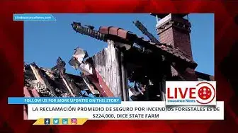 Video thumbnail for Spanish LA RECLAMACIÓN PROMEDIO DE SEGURO POR INCENDIOS FORESTALES ES DE $224,000, DICE STAT