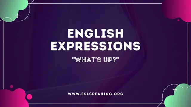 Video thumbnail for What's Up? (A Popular English Expression) | Learn American English in 1 Minute a day