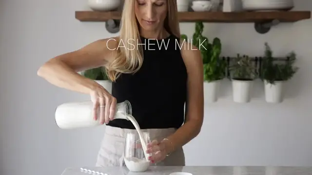 'Video thumbnail for HOW TO MAKE CASHEW MILK _ dairy-free_ vegan nut milk(720P_HD)'