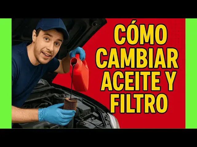 Video thumbnail for ¿Cómo cambiar aceite de motor y filtro en tu auto? PASO A PASO