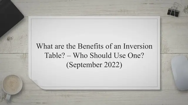 'Video thumbnail for What Are The Benefits Of An Inversion Table (September 2022)'