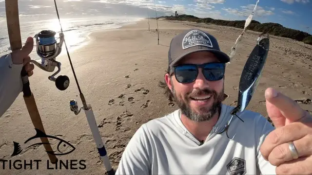 'Video thumbnail for Must Have Spoon For Surf Fishing - Artificial Lure Fishing From The Beach'