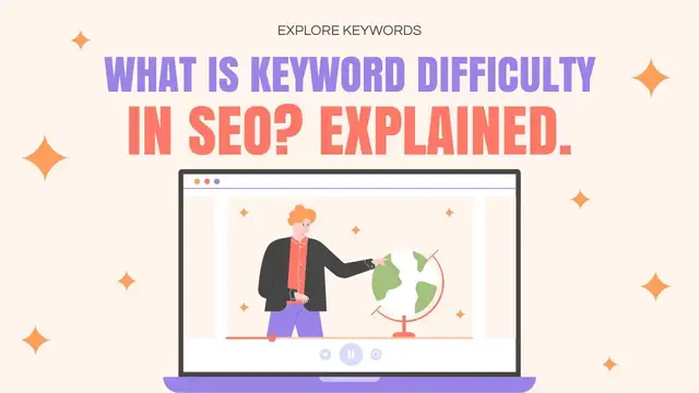 Video thumbnail for What is Keyword Difficulty (KD) in SEO? Explained.
