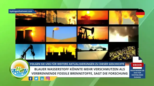 Video thumbnail for [German] Blue hydrogen might pollute more than burning fossil fuels, says research