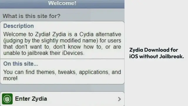 Video thumbnail for Zydia Download for iOS without Jailbreak