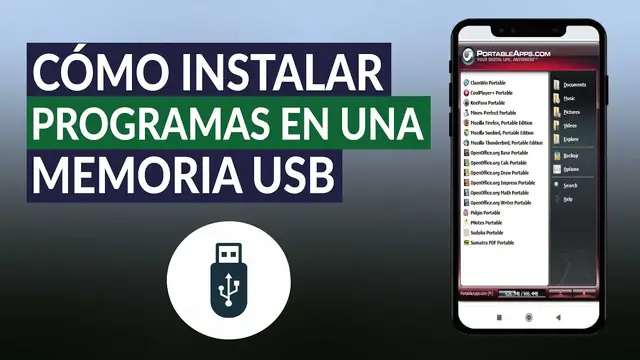 Video thumbnail for Cómo instalar programas en una memoria USB y ahorrar espacio en disco duro