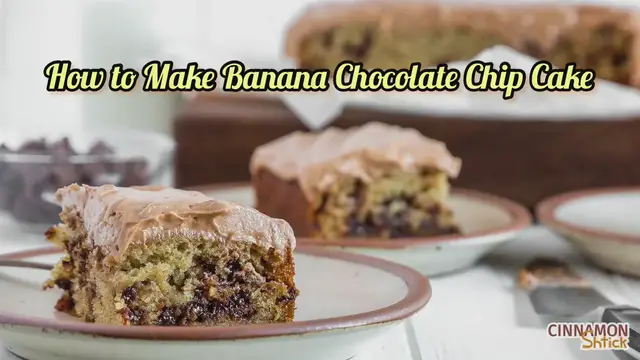 Video thumbnail for How to Make Banana Chocolate Chip Cake