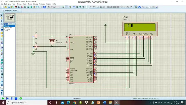 Video thumbnail for Microcontroller 8051: LCD Interfacing with AT89S52 Microcontroller