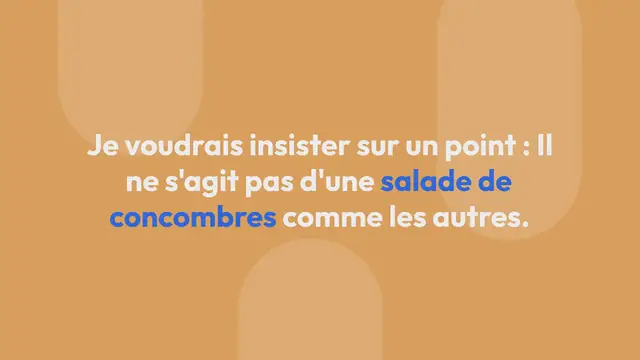 Video thumbnail for Salade de concombre au yaourt et à la menthe – délicieusement fraîche & crémeuse: