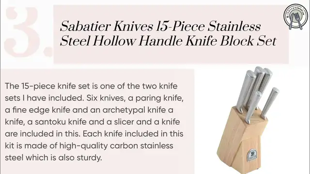 Video thumbnail for 5 Best Sabatier Knives Review You Need To Know 2021