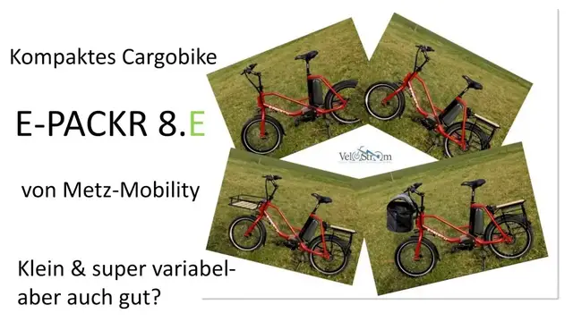 'Video thumbnail for Test: Kompaktes Cargobike Metz E-PACKR'