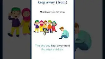 Video thumbnail for Keep away meaning | keep away sentences | Common English Idioms #shorts