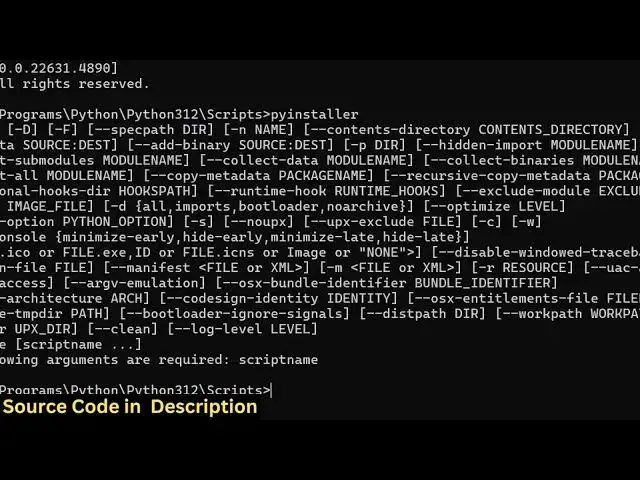 Video thumbnail for How to fix pyinstaller is not Recognized as Internal and External Command Operable Program