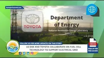 Video thumbnail for US DoE and Toyota collaborate on fuel cell technology to support electrical grid